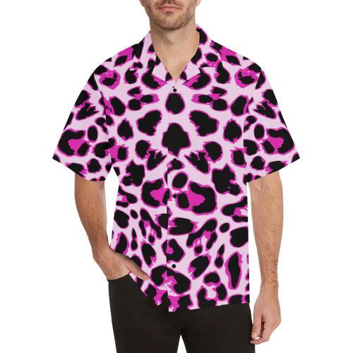 Pink Leopard Print Hawaiian Shirt