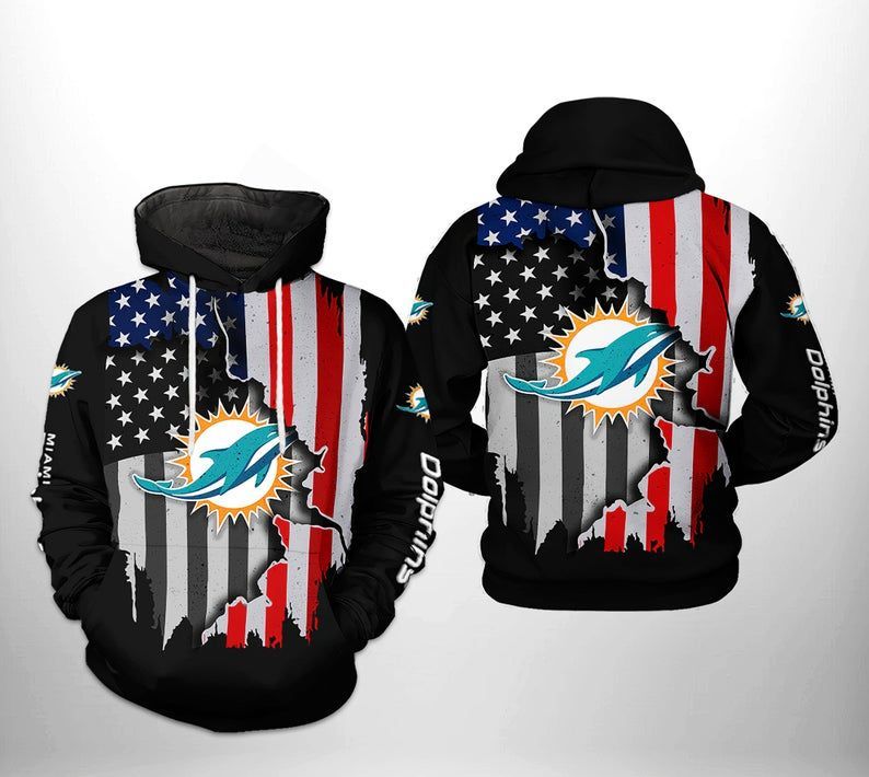 Miami Dolphins 37 Gift For Fan 3D T Shirt Sweater Zip Hoodie Bomber Jacket