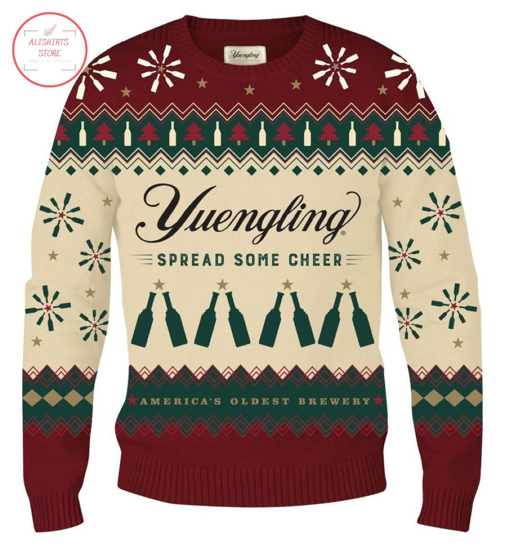 Yuengling Spread Some Cheer Ugly Christmas Sweater