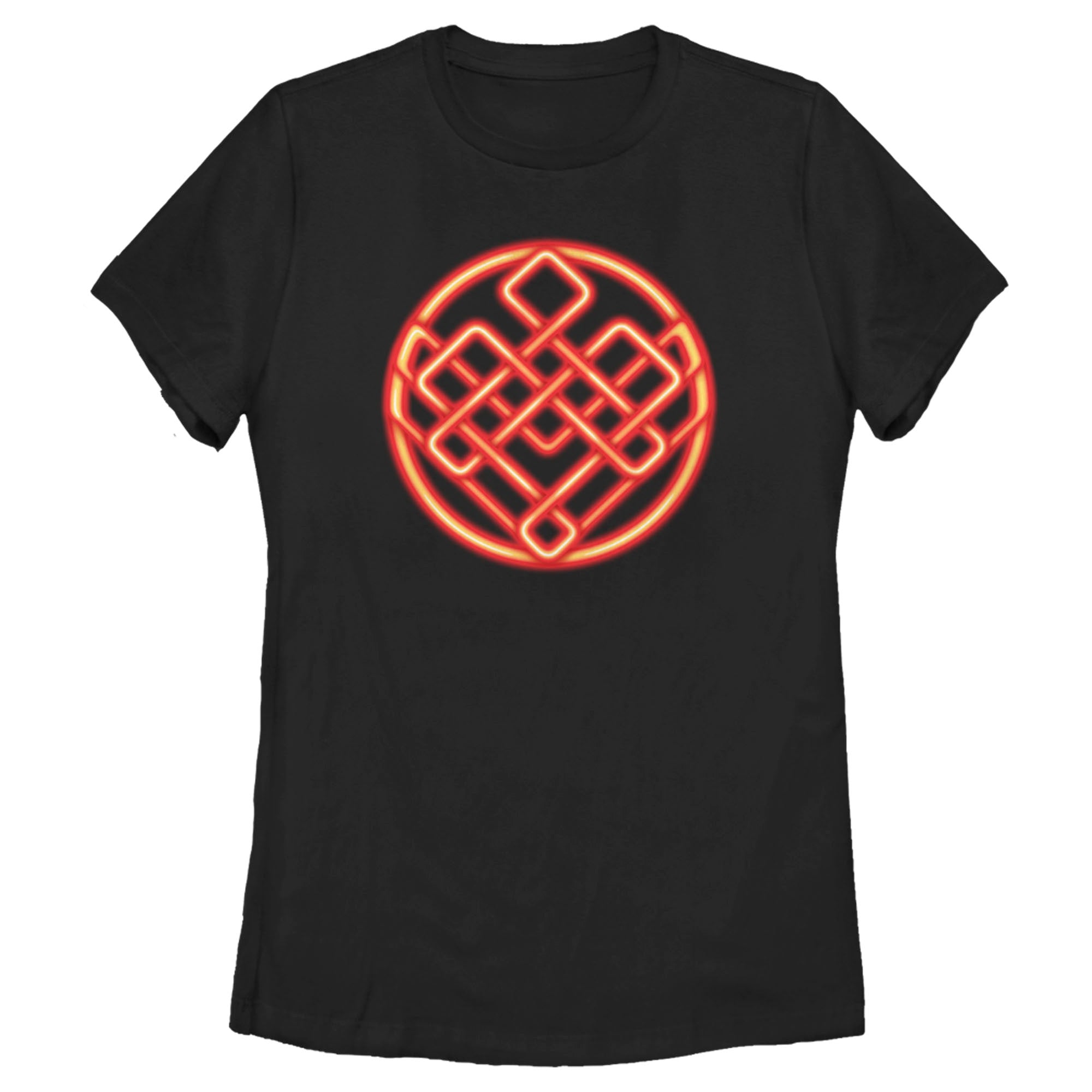 Shang-Chi Women’S Shang-Chi And The Legend Of The Ten Rings Neon Symbol  T-Shirt