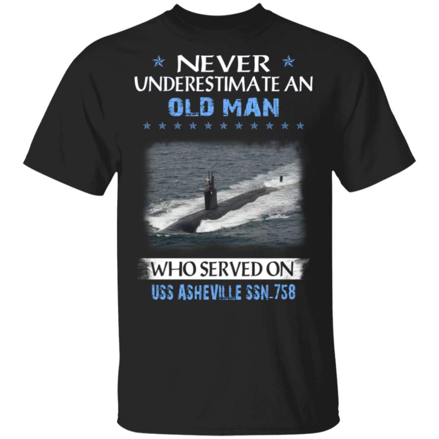 USS Asheville SSN-758 Veterans Day Christmas Gift T-Shirt