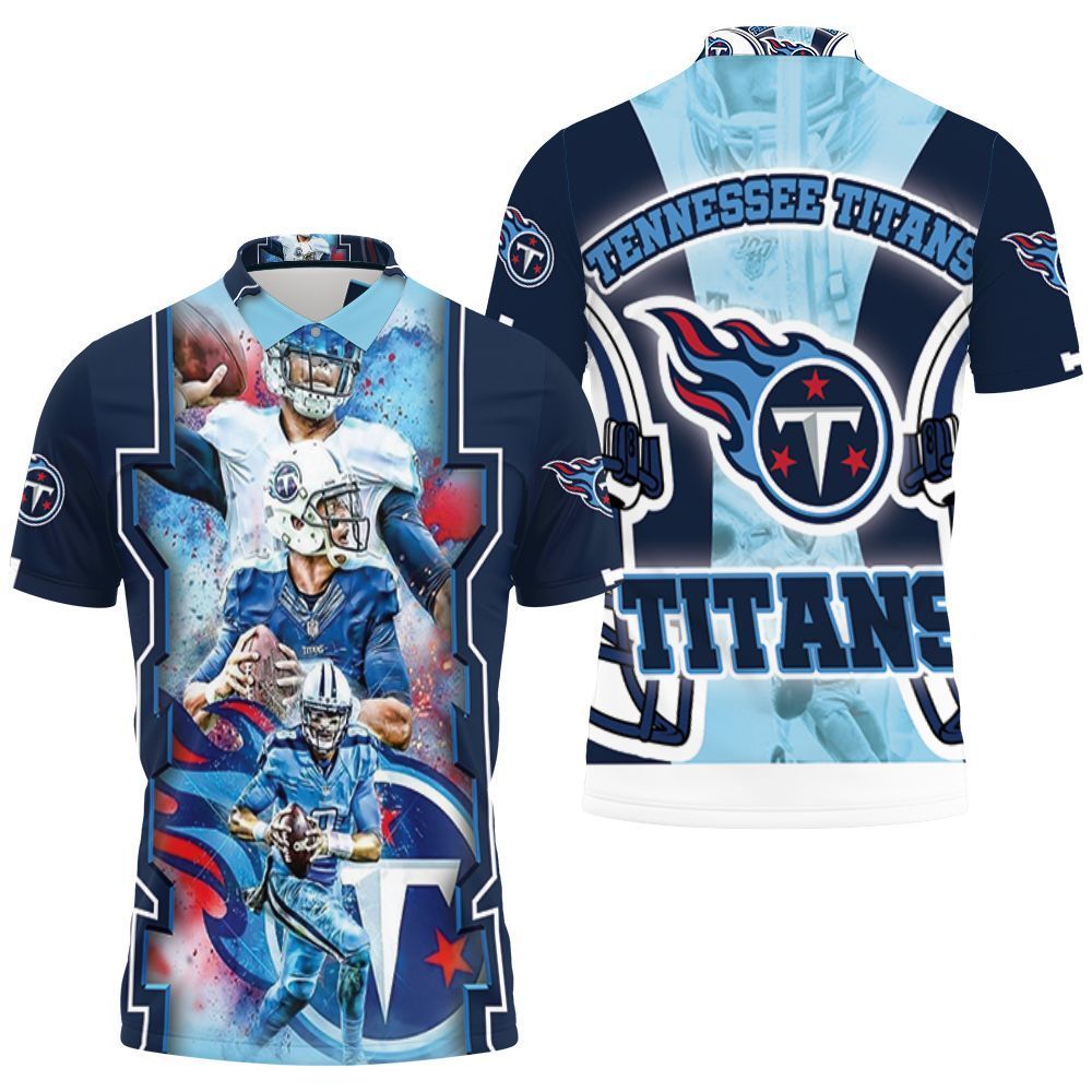 Tennessee Titans 2021 South Division 3D Polo Shirt All Over Print Jersey