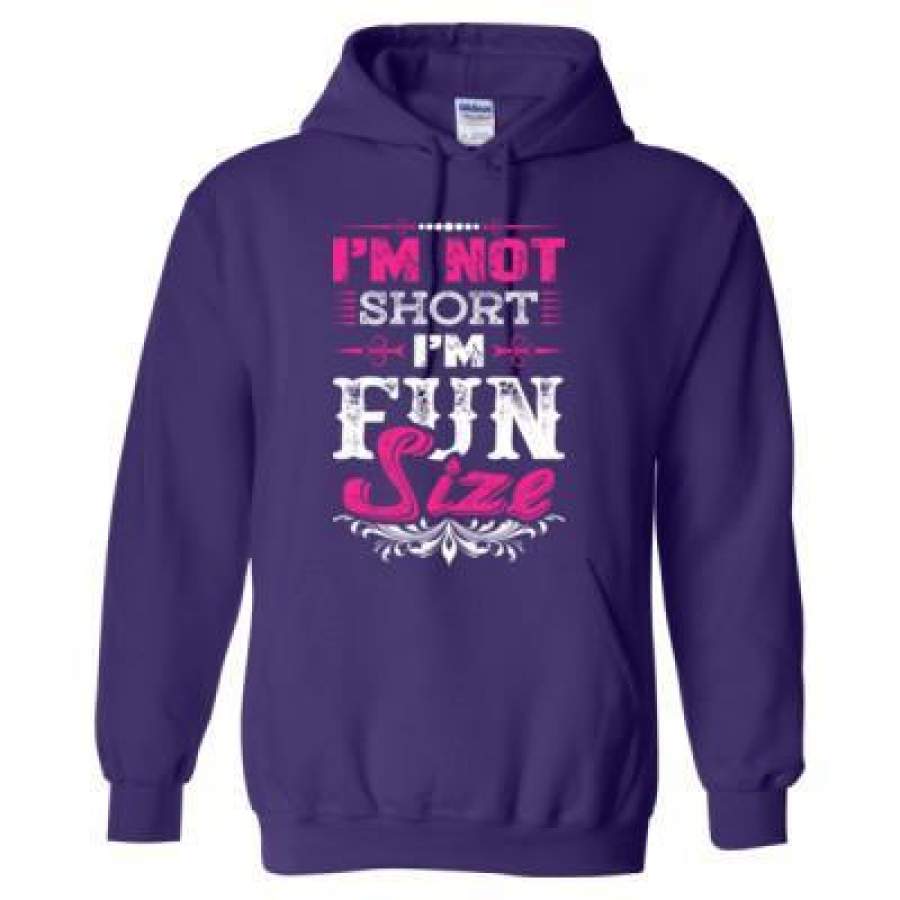 AGR Im Not Short Im Fun Size – Heavy Blend™ Hooded Sweatshirt