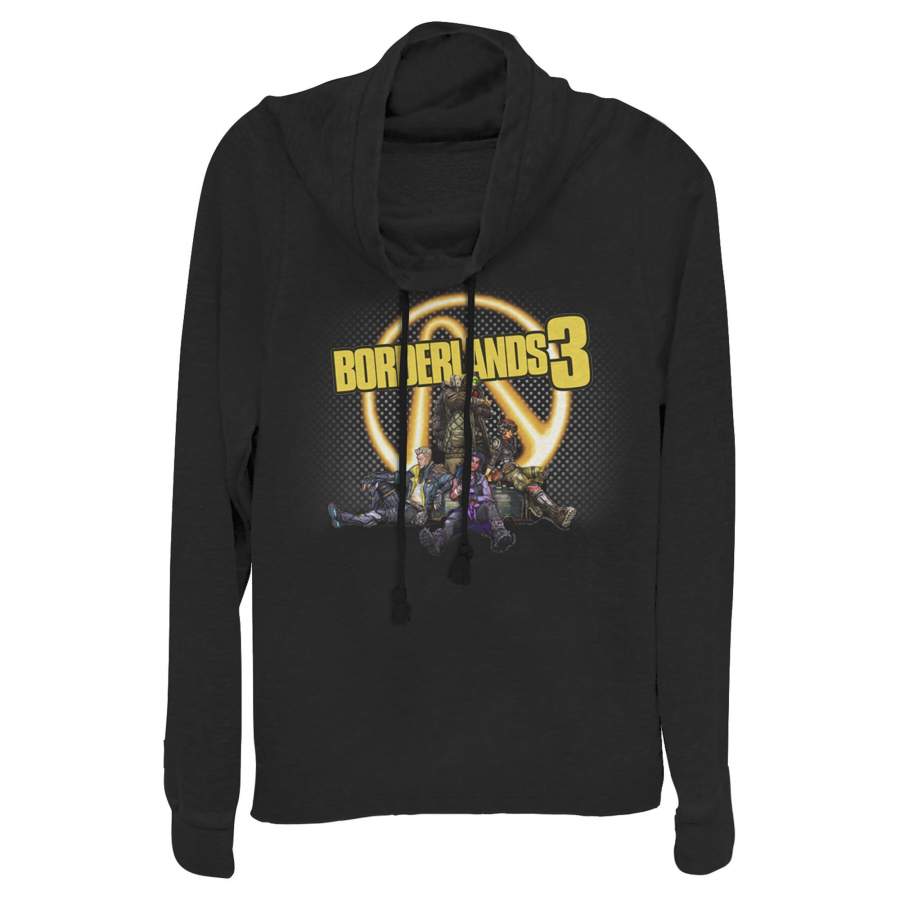 Borderlands 3 Junior’s Vault Hunter Family  Cowl Neck Sweatshirt