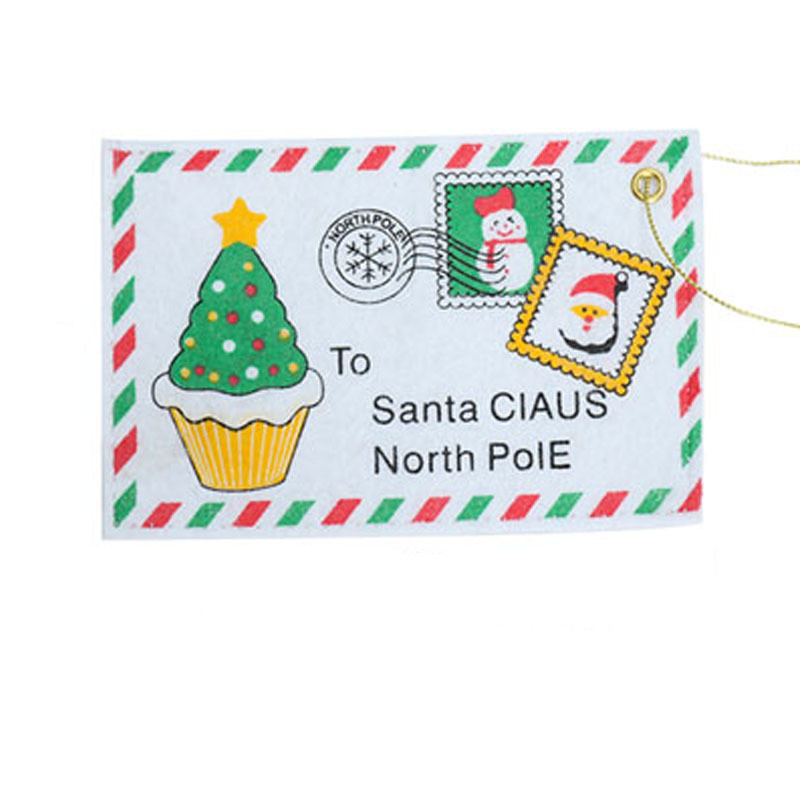 5~20pcs new year 2023 Letter Candy Bag To Santa Claus Envelope Christmas Decoration for Home Tree Ornament Gifts Natal Navidad alx