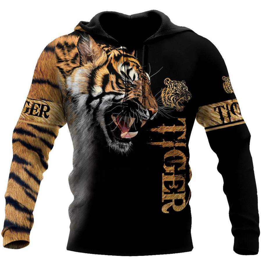 Tiger Skin 3D All Over Printed Shirts For Men and Women MH1808203