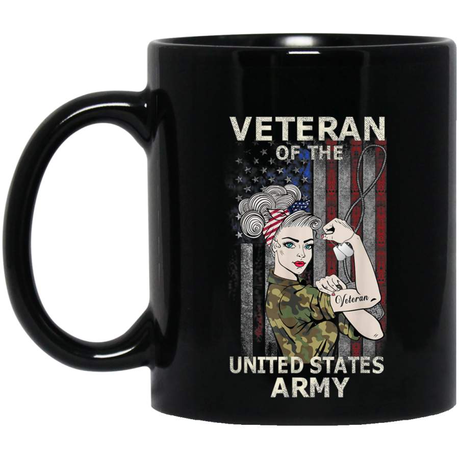 Army Veteran Women Shirt US Veterans Day Gift Gift Veterans Day Christmas Gift Mug