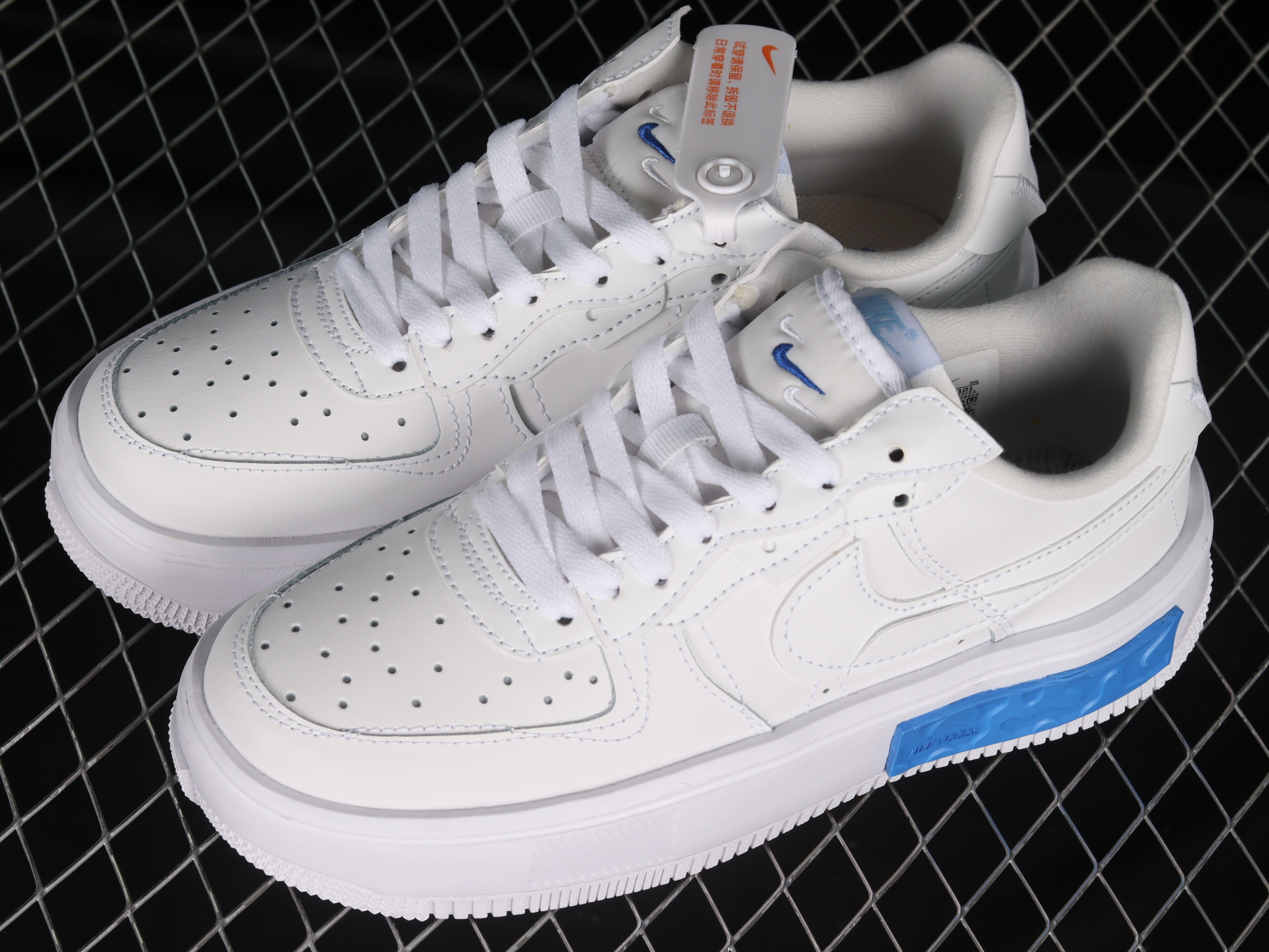 Nike Air Force 1 Fontanka White Blue Shoes Sneakers SNK665725533