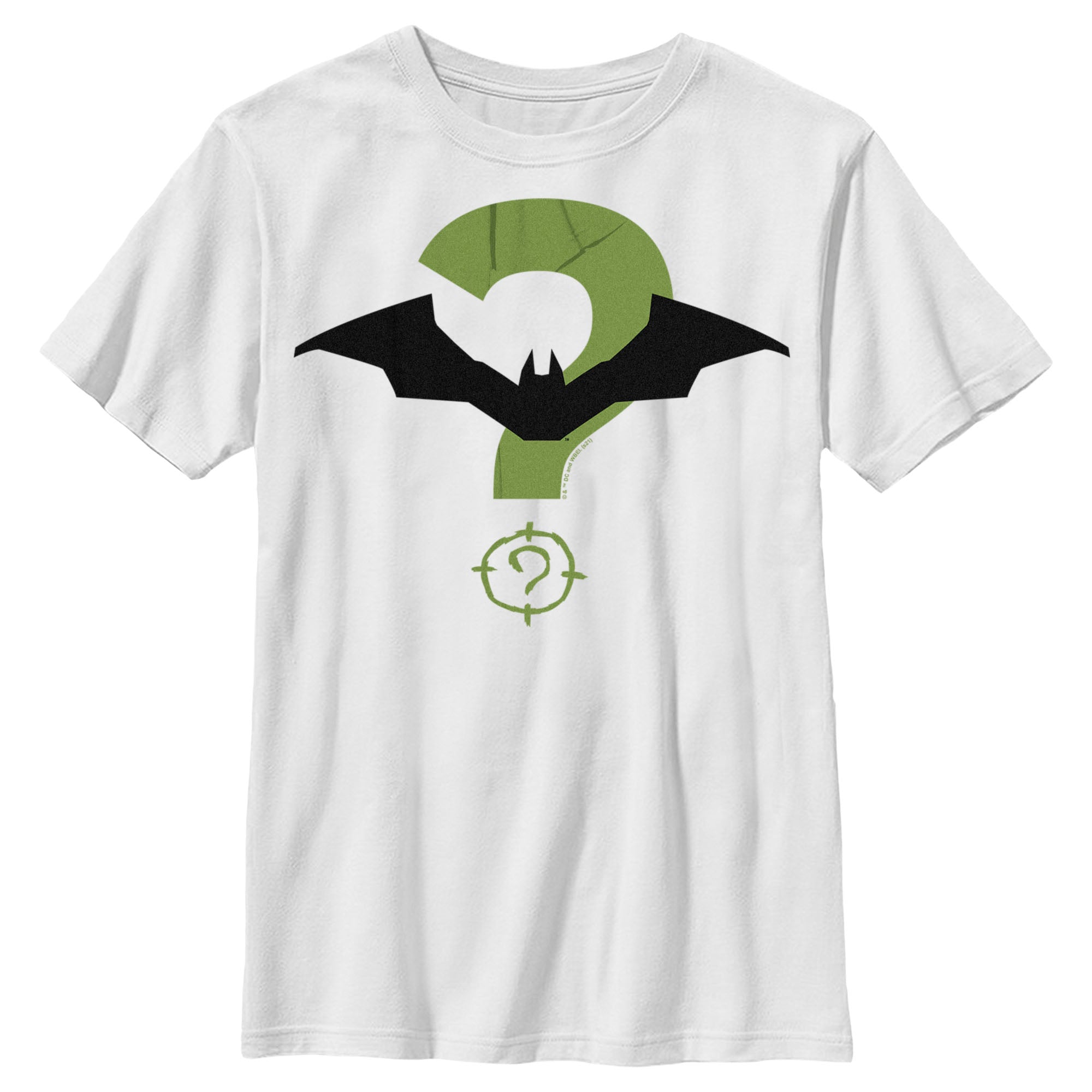 Boy’S The Batman Riddler And Bat Logo T-Shirt