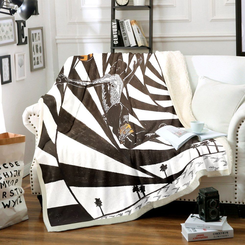 High quality Volleyball Fleece Blanket All Over Prints