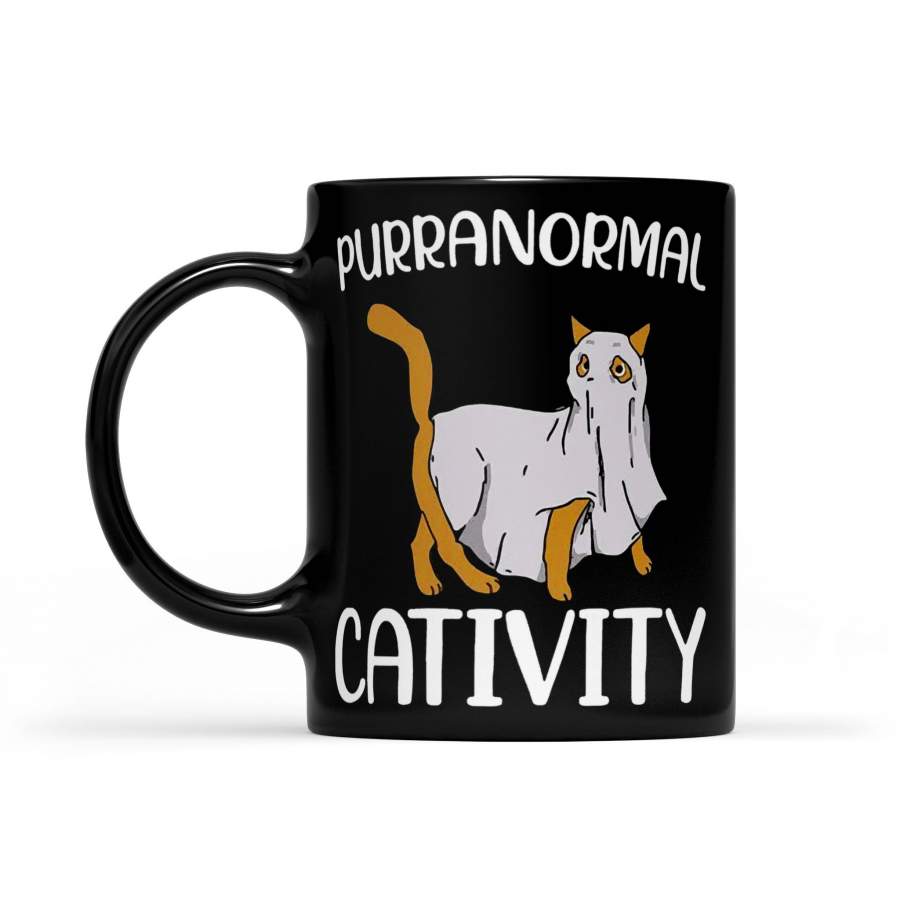 Kitten Purranormal Cativity – Black Mug