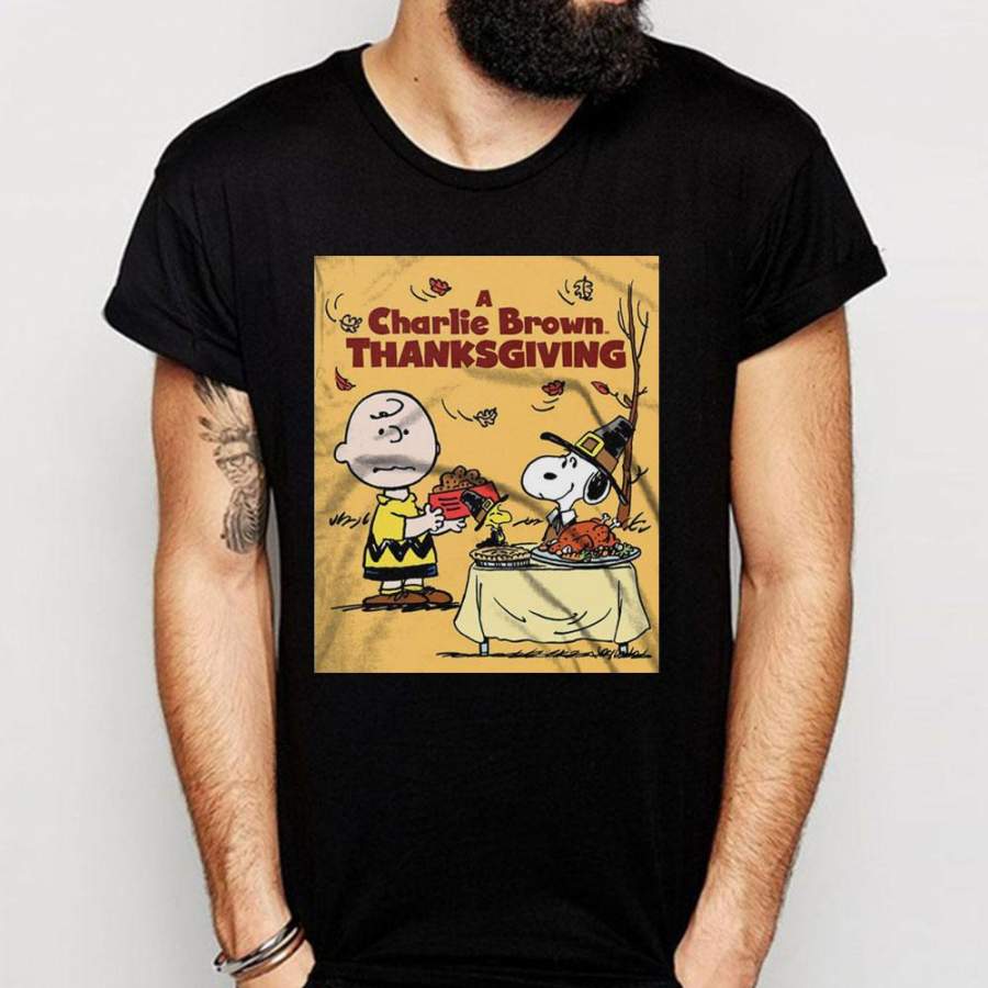 The Peanut Gang Charlie Brown Thanksgiving Men'S T Shirt