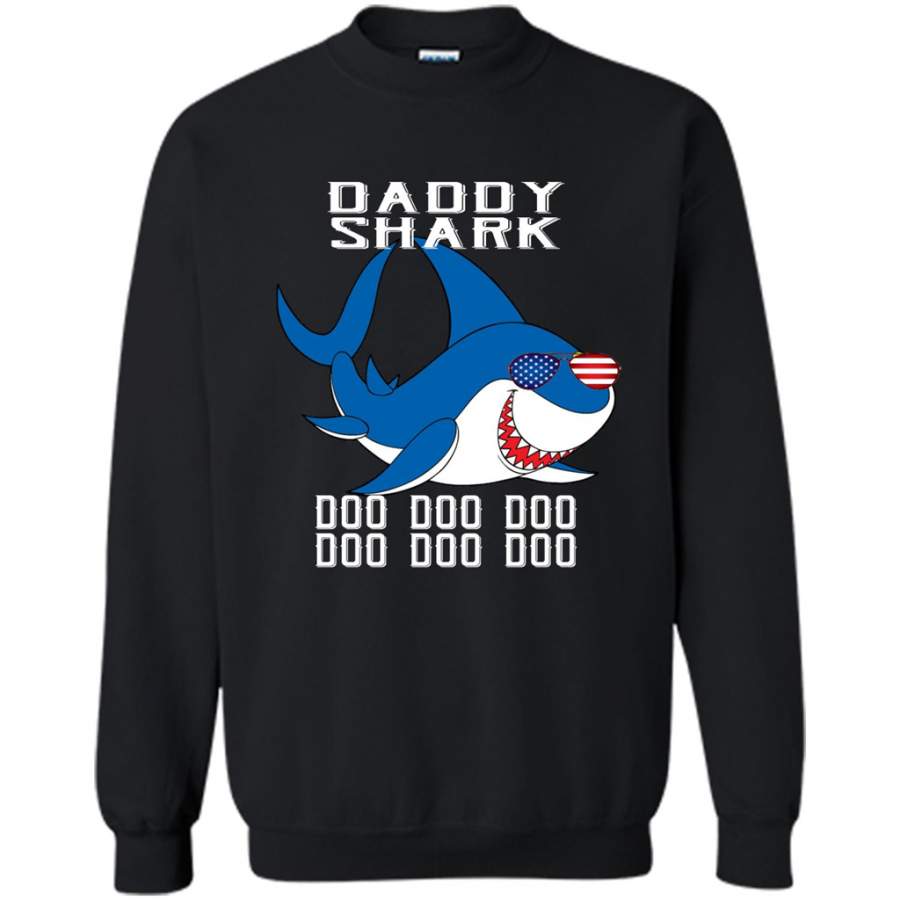 Daddy Shark Doo Doo Doo 3 – Gildan Crewneck Sweatshirt