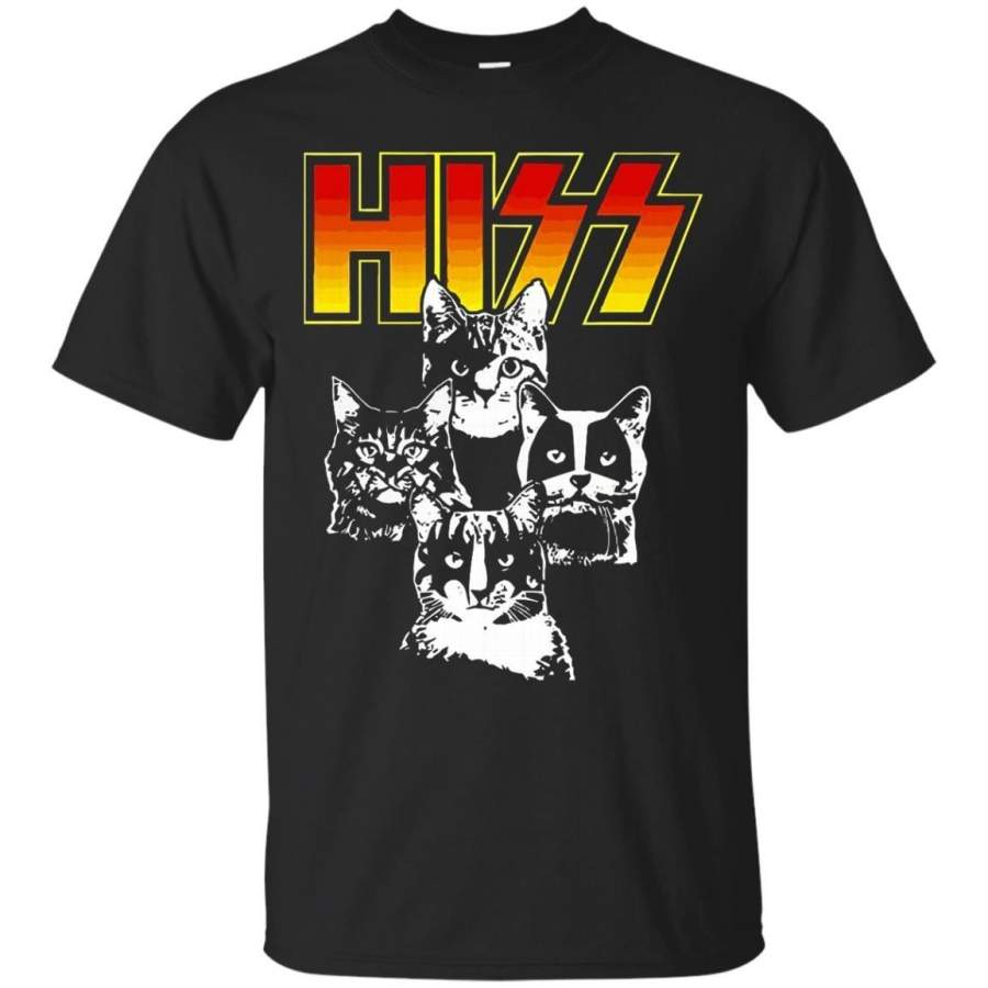 AGR Hiss Kiss Cats Kittens Rock t-shirt