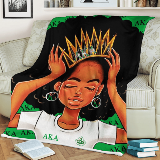 Alpha Kappa Alpha Blanket