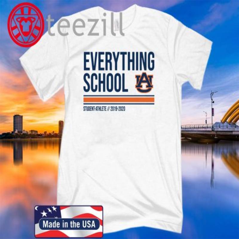 Everything School T-Shirts Auburn Tigers – Student-Athlete 2019 – 2020