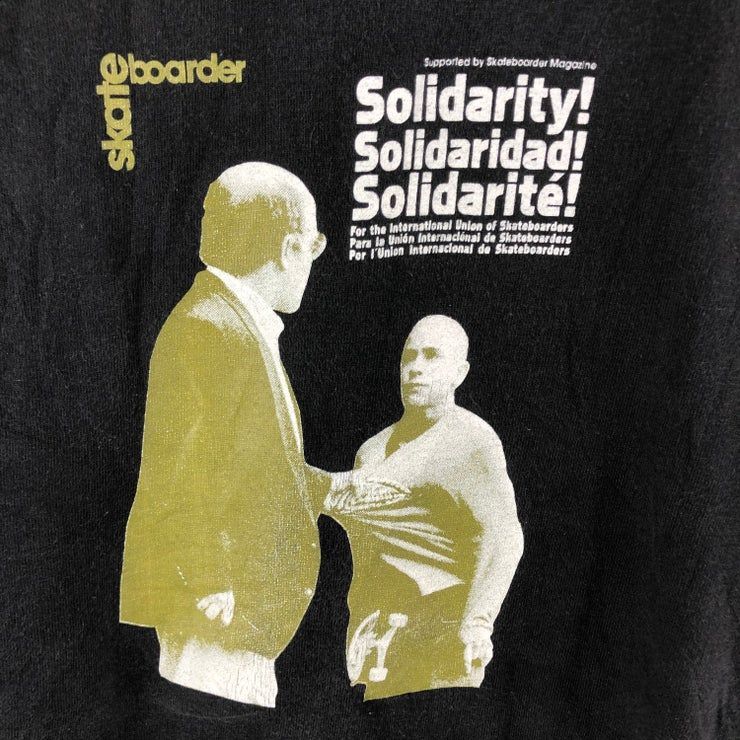 Vintage Skateboarder Magazine Solidarity For The International Union Of Skateboarder Shirt