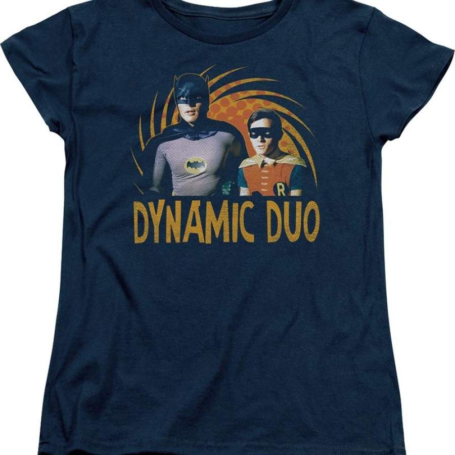 Womens Dynamic Duo Batman and Robin Shirt