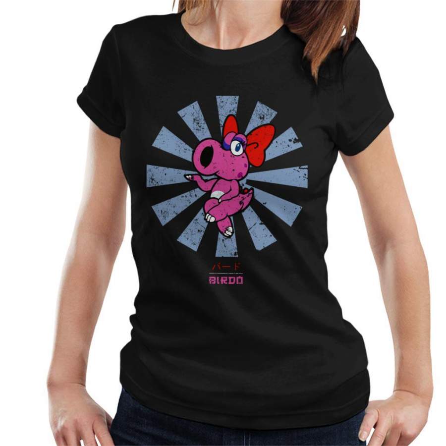 Birdo Retro Japanese Super Mario Women’s T-Shirt