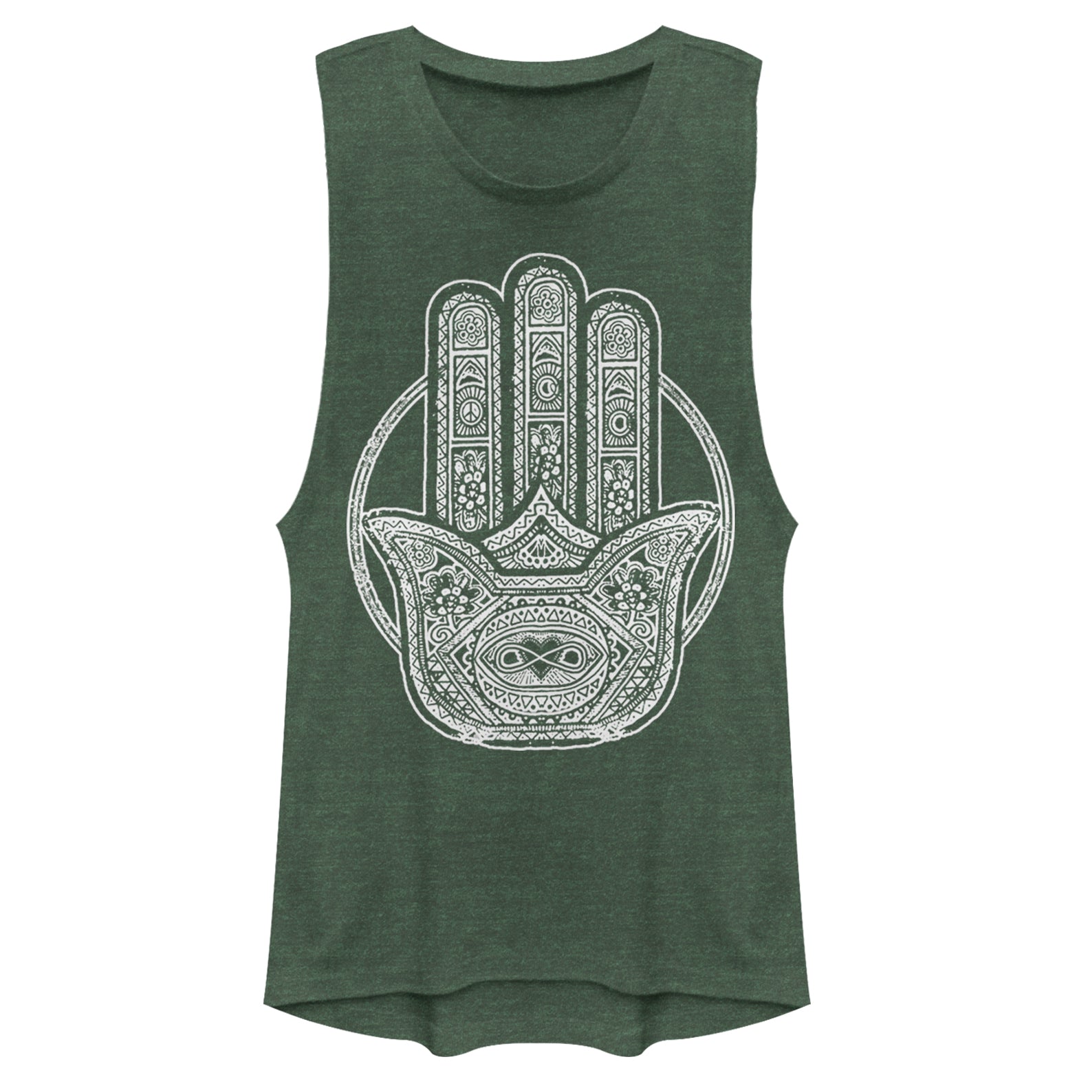 Chin Up Junior’S Hamsa Hand  Festival Muscle Tee