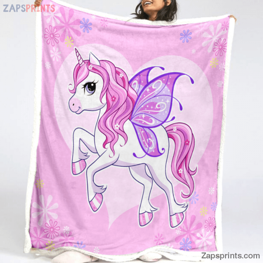 Unicorn Wings Butter Fly Blanket