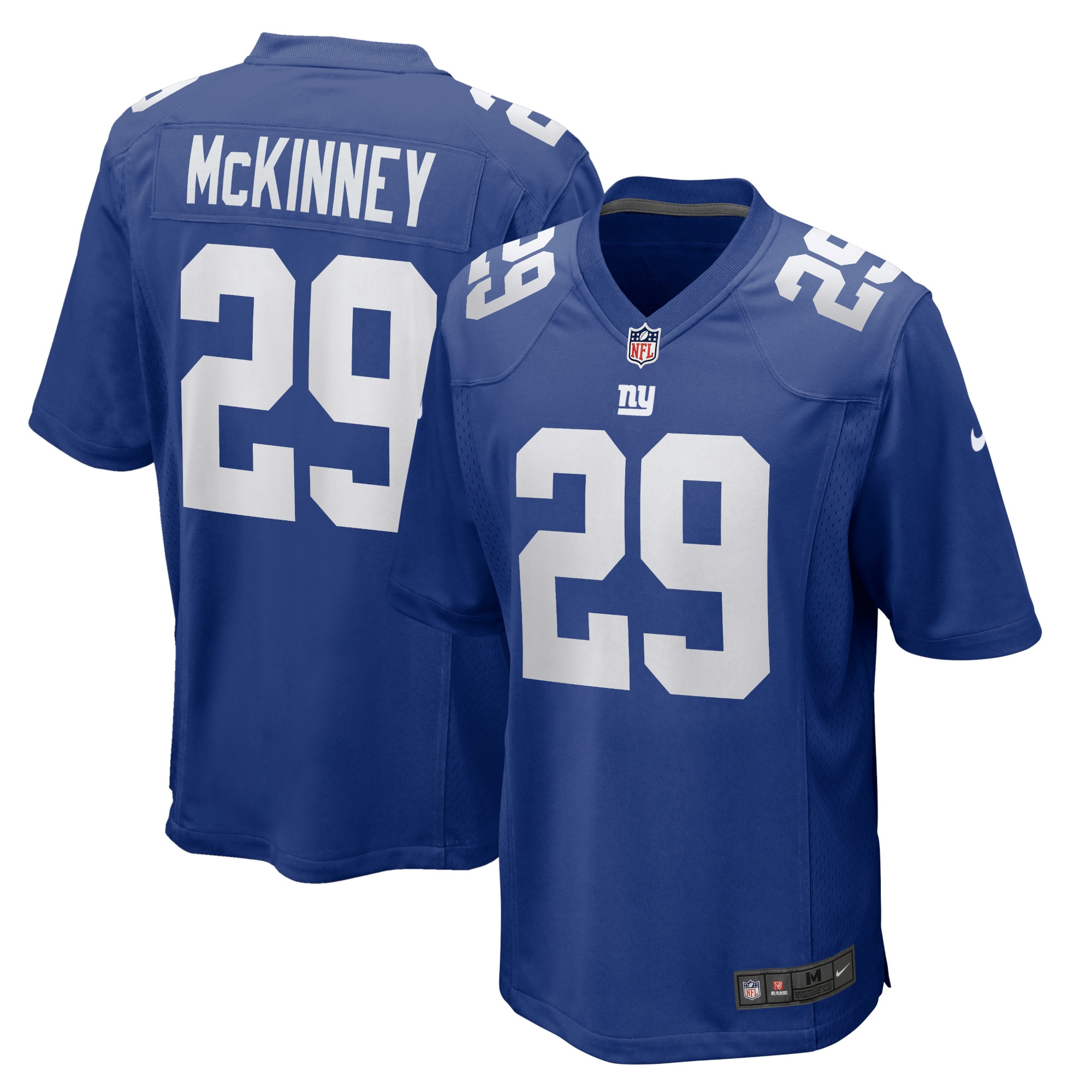 Xavier McKinney New York Giants Game Jersey – Royal