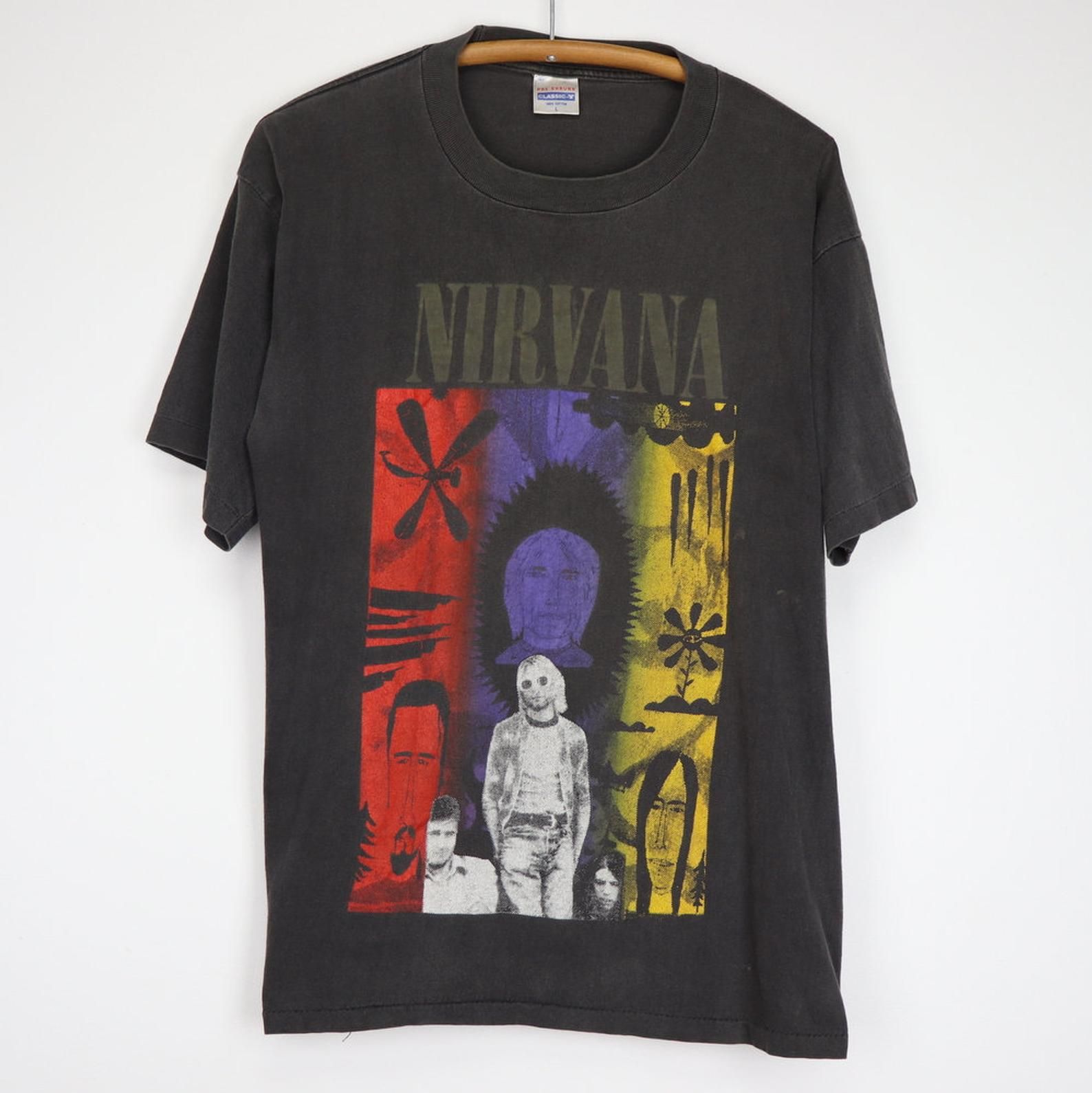 Vintage 1993 Nirvana Butthole Surfers Concert Shirt