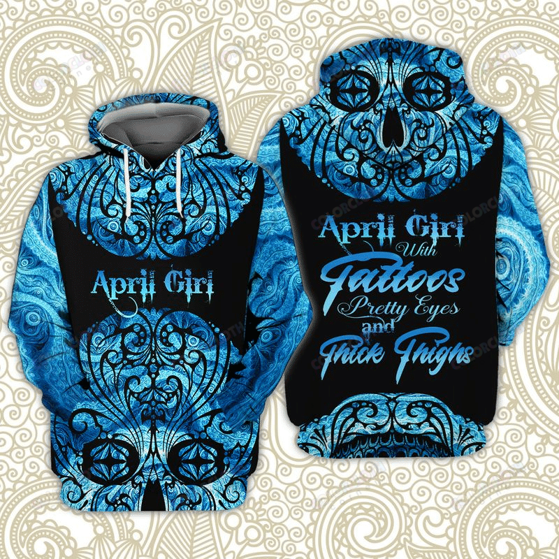 April Girl Tattoos Shirt Ht240205