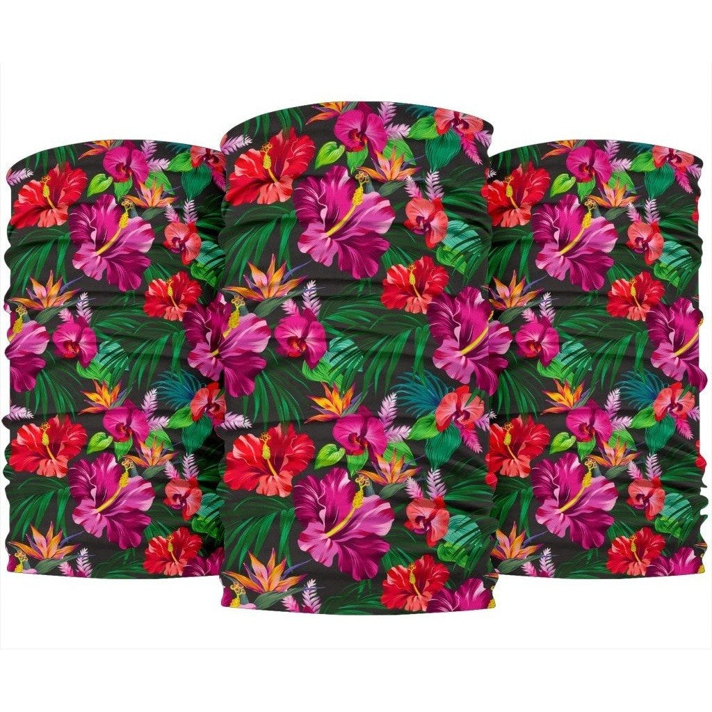 Hawaii Floral Flowers Pattern Print Bandanas Ha5306