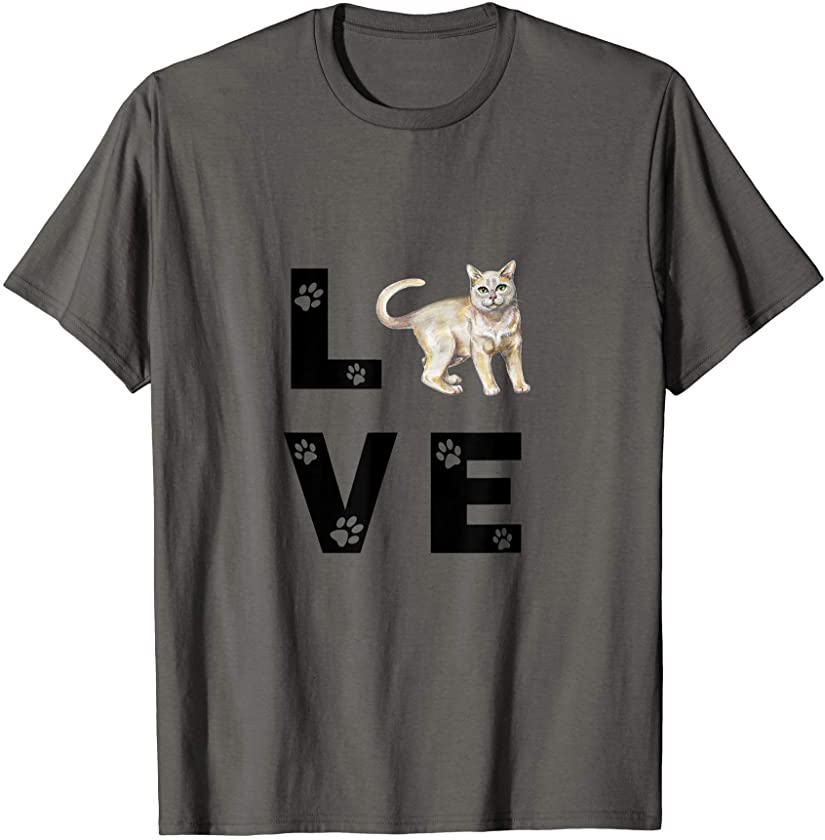 BURMESE Cat Love Cute Cats Kitten Gift T-Shirt