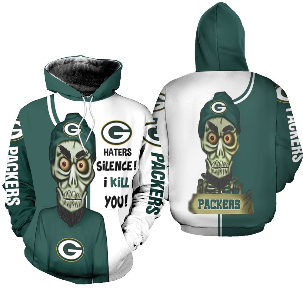 Green Bay Packers Haters I Kill You 3D Hoodie