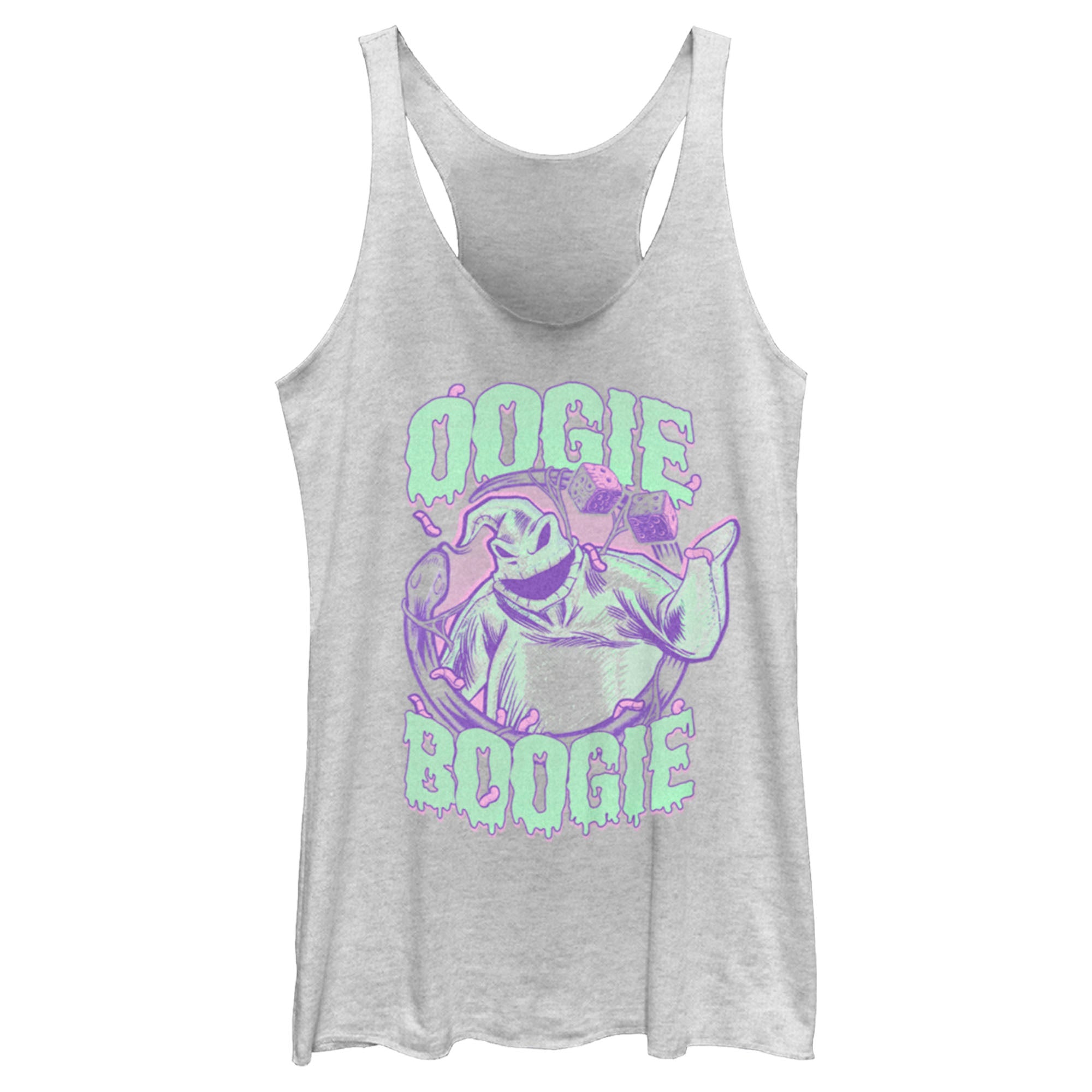 Women’S The Nightmare Before Christmas Slimy Oogie Boogie Racerback Tank Top