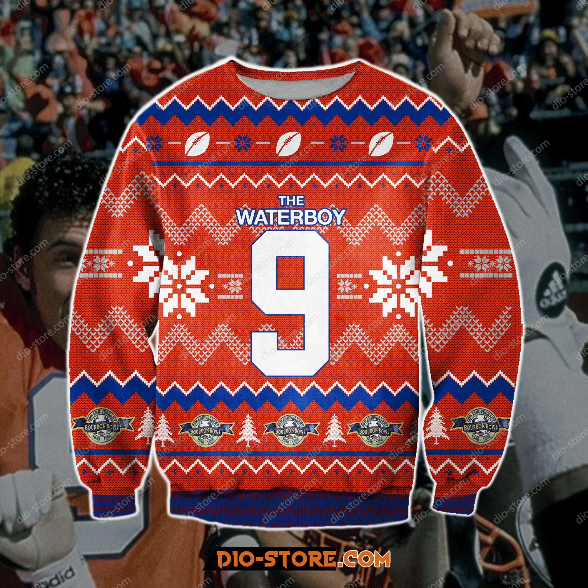 The Waterboy 9 Comedy Film 3D Print Ugly Christmas Sweater Hoodie All Over Printed Cint10184