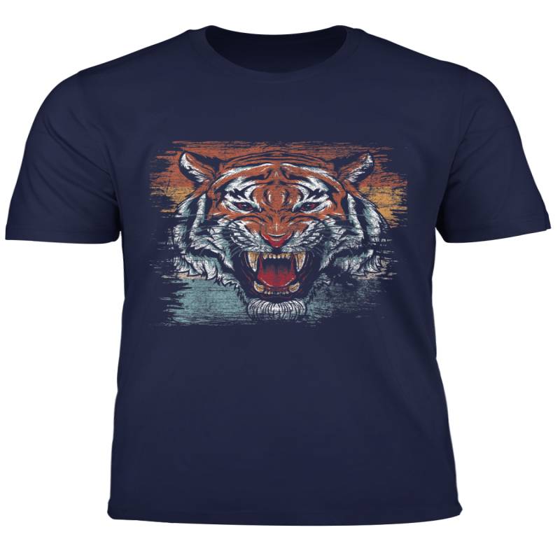 Tiger T Shirt Katze Tiermotiv Geschenk Katzen Shirts