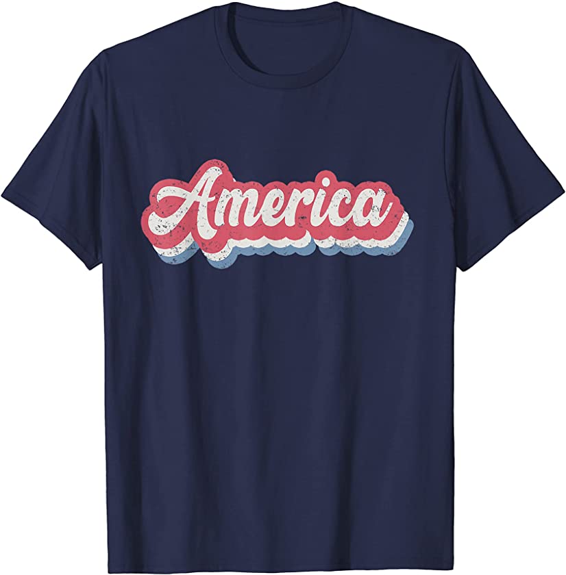 America Vintage Independence Day T-Shirt