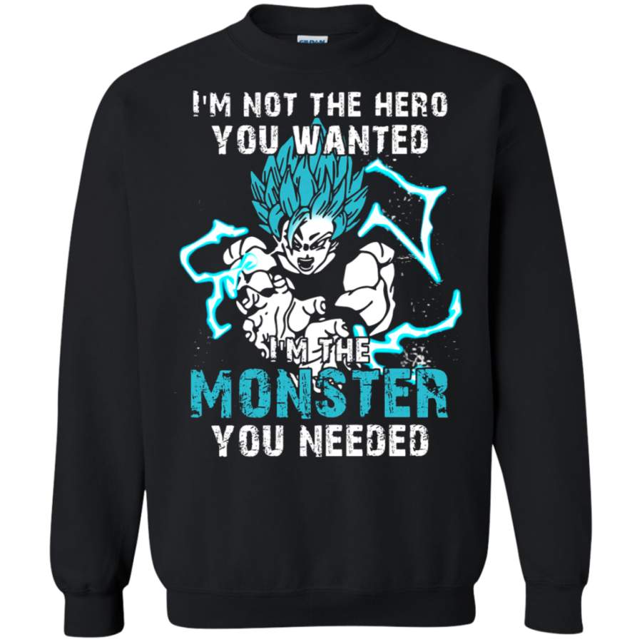 AGR I_m Not The Hero You Wanted Son Goku Dragon Ball Sweatshirt