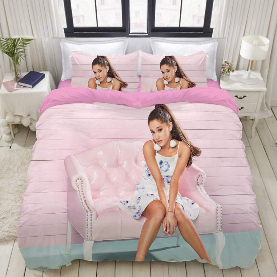 Ariana Grande #2 Duvet Cover Quilt Cover Pillowcase Bedding Set Bed Linen Home Bedroom Decor