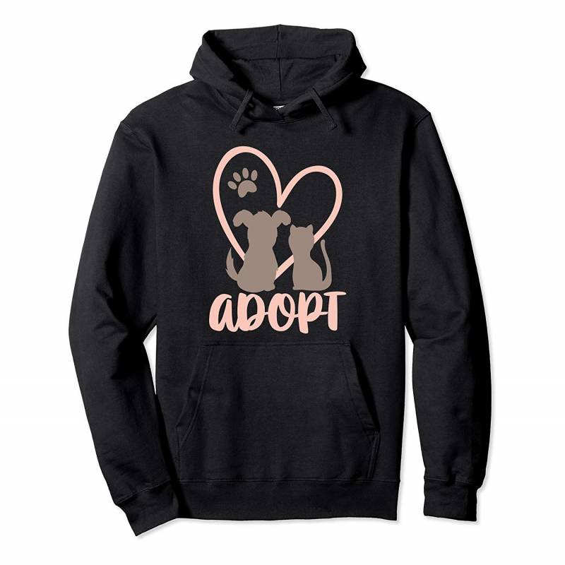 Adopt Rescue Pet Owner Rescue Mom Or Dad – Dog And Cat Pullover Hoodie