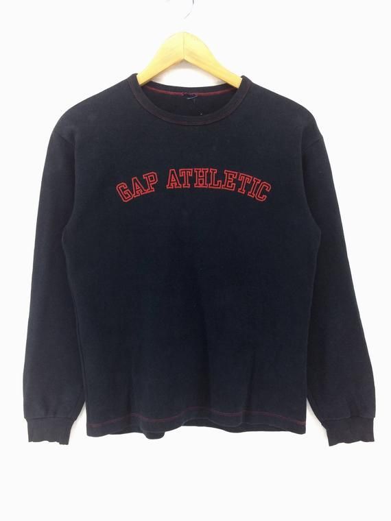 Rare Vintage Gap Athletic Shirt Spellout Big Logo Shirt Retro Rap Hip Hop Swag Shirt