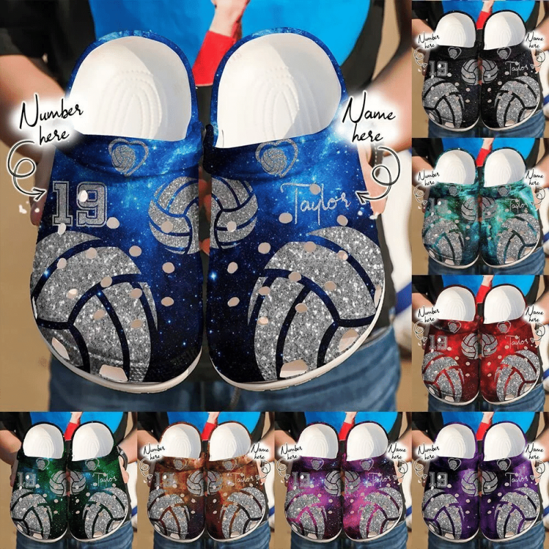 Volleyball – Personalized Volleyball Lovers Clogs Shoes For Men And Women