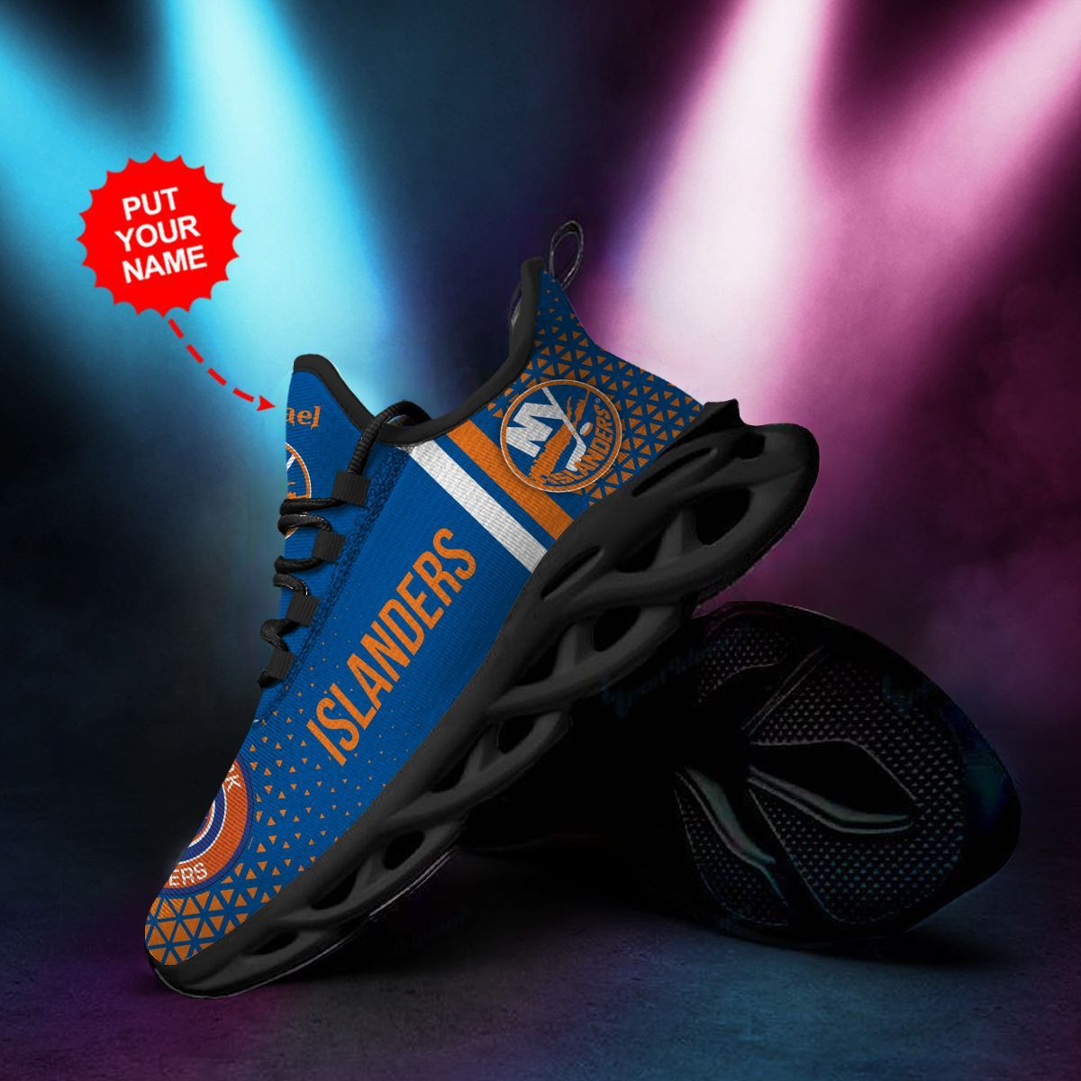 New York Islanders Custom Personalized Max Soul Sneakers Running Sports Shoes For Men Women