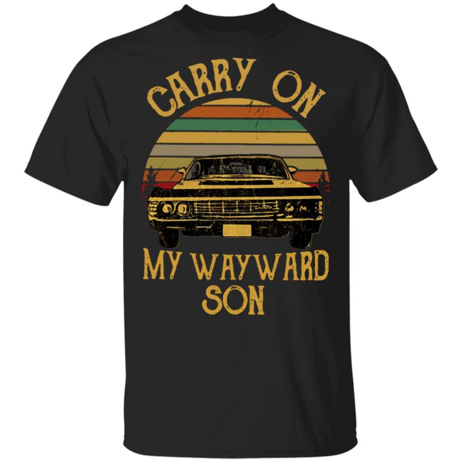 Supernatural Carry On My Wayward Son Shirt