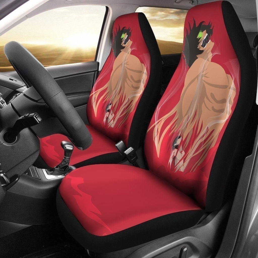 Amazing Attack On Titan Anime Car Seat Covers Lt03