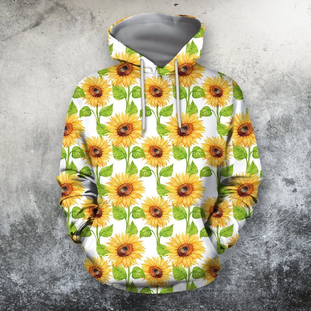 All Over Printing Beautiful Sunflowers Shirt