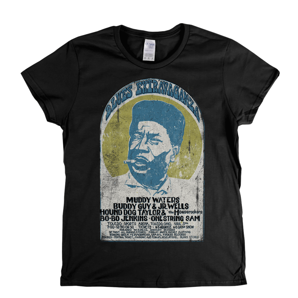 Blues Extravaganza Womens T-Shirt