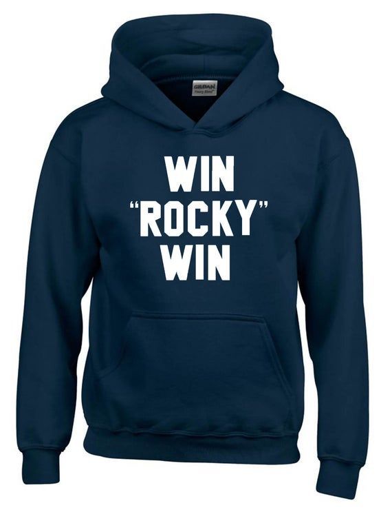 Win Rocky Win Movie Boxing Gym Training Adult Hoodie Shirt