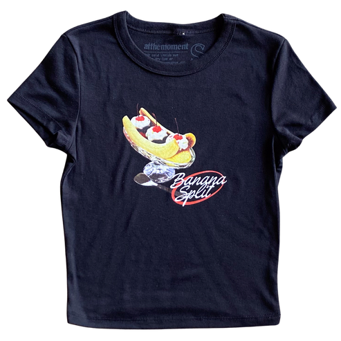 Banana Split Women   s Baby Rib Ladies Tee Shirt Outfit  For Men  For Women