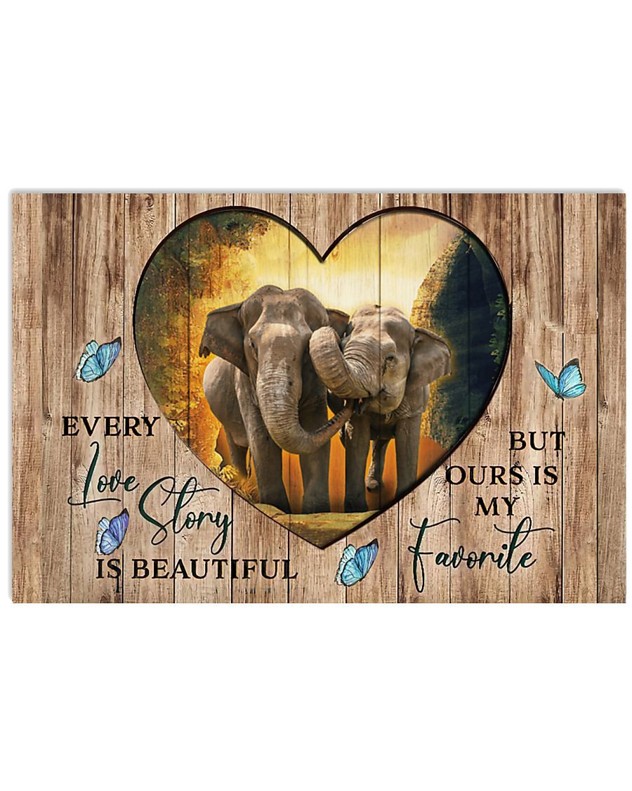 Elephants – Beautiful Love Story Poster And Canvas, Wall Decor, Wall Art, Canvas Instructure, Wall Art, Poster Store, Wall Decals, Canvas Wall Art