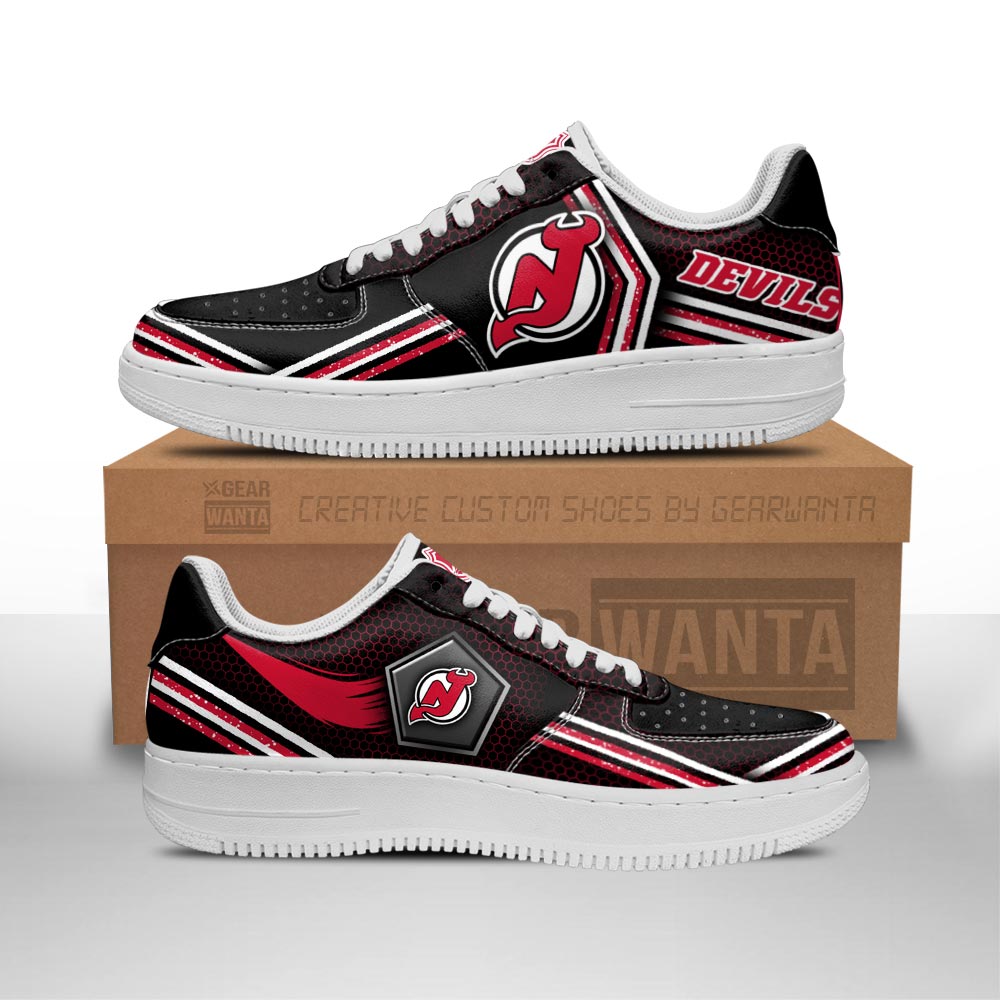 New Jersey Devils Af1 Sneakers Custom Force Shoes For Fans 9217