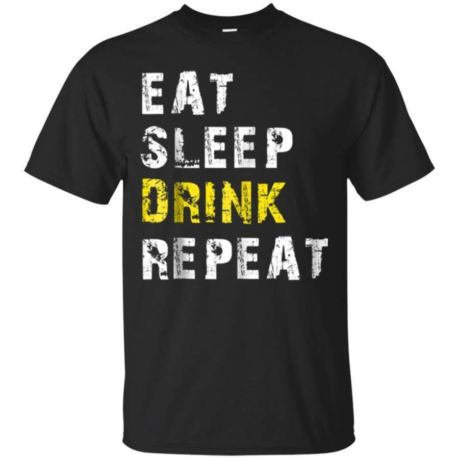 AGR Eat Sleep Drink Repeat Tshirts Beer Lover Tshirts Jaq T-shirt